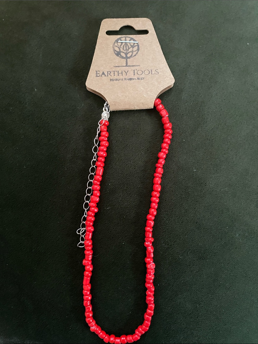 Red Beaded Necklace - Women's Fashion Necklace